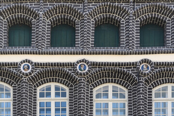 Lüneburg - Historische Geschäftshausfassade, 16. Jh., Niedersachsen, Deutschland, Europa