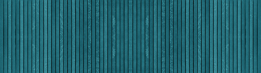 Fototapeta na wymiar Dark turquoise grunge abstract colorful corrugated striped concrete cement stone mosaic tiles texture background banner panorama