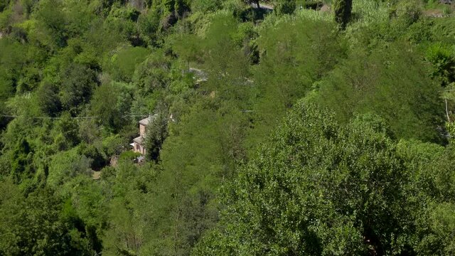 Pitigliano, Tuscany perched on tuff cliff, Old Town and alleys. Splendid town in the Tufo Area, in the heart of Tuscan Maremma, Pitigliano perched on tuff cliff one of most beautiful villages in Italy