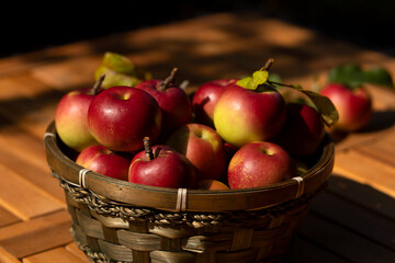 apples in a basket
