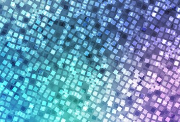 Light Pink, Blue vector backdrop with rhombus.