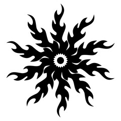 Tribal Sun Vector 