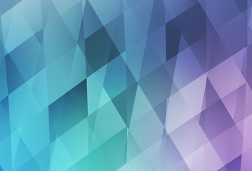 Fototapeta premium Light Pink, Blue vector layout with lines, rectangles.