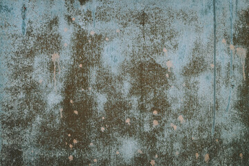 old metal paint wall stained