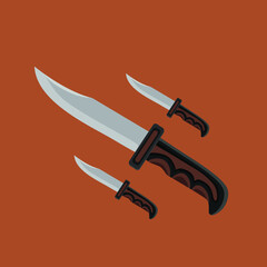 Sharp Knife Vector Illustration