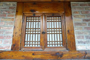 Windows of korean traditional house