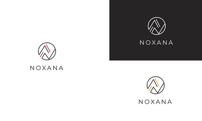 N logo design Template for Company and Brand 