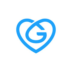 alphabet G logo icon vector illustrations