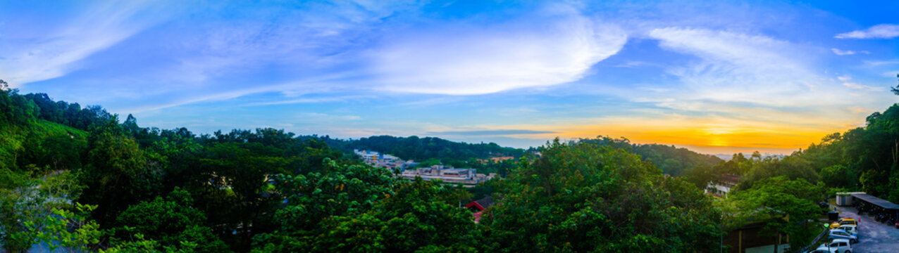Panorama of UKM from KOLEJ AMINUDDIN BAKI