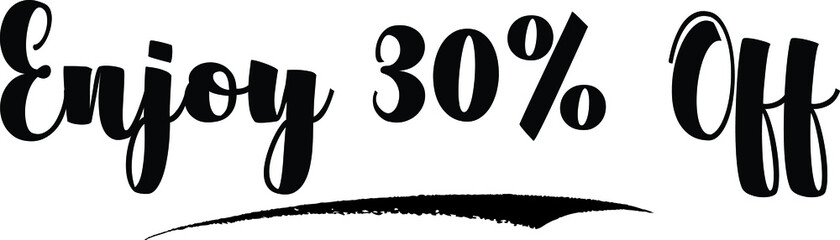 Enjoy 30% Off Typography Font For Sale Banners
flyers and Templates