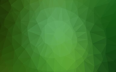 Obraz premium Light Green vector polygonal template. A completely new color illustration in a vague style. Polygonal design for your web site.
