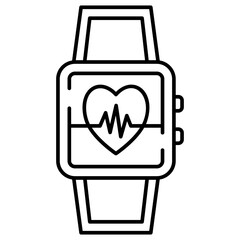 Fitness Tracker Vector 