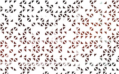 Light Red vector backdrop with lines, triangles. Beautiful illustration with triangles in nature style. Pattern for busines ad, booklets, leaflets