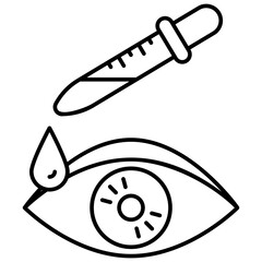 Eyedropper Line Vector 