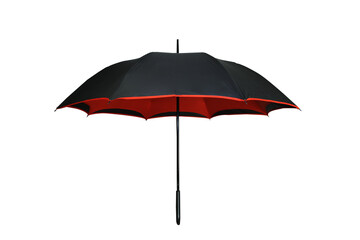 Obraz premium front view umbrella isolated white background