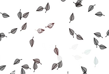 Light Red vector doodle texture.