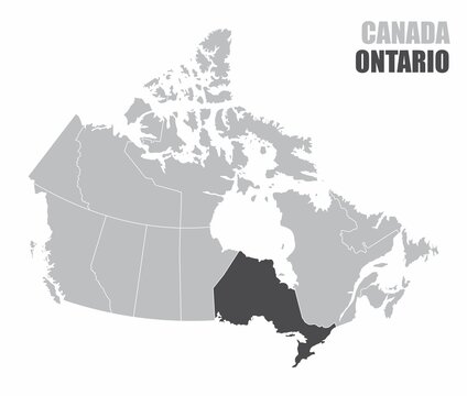 Canada Ontario Map