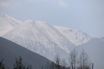 Mountain and sky view