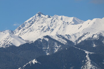 Mountain and sky view