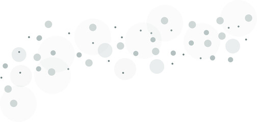 Gray vector background with a pattern of circles with different diameters. Textured template for a web splash in a modern style.