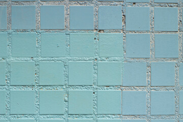 Checkered texture. Tiled wall.