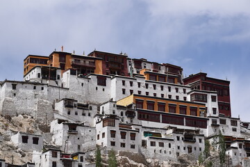 buddhist monestry  in the himalayas leh ladakh