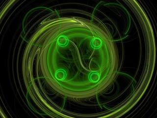 Imaginatory fractal background Image