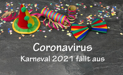 Coronavirus Karneval 2021 fällt aus