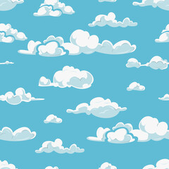 seamless cloud pattern. wallpaper