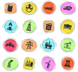 industry icon set