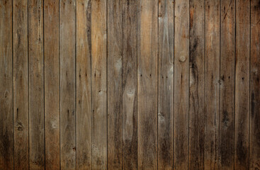 Old grunge dark textured wooden background,The surface of the old brown wood texture