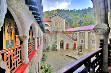 Kykkos Monastery -  one of the wealthiest and best-known monasteries in Cyprus.