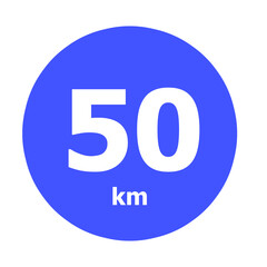 Minimum speed limit road sign 
