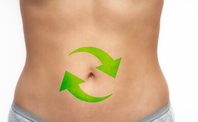 digestion, ventre de femme