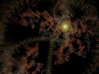 Imaginatory fractal background Image