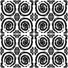 Vector seamless background of drawn abstract elements