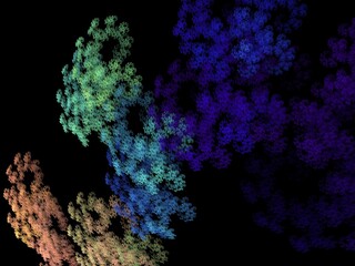 Imaginatory fractal background Image