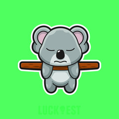 koala icon vector illustration logo template for many purpose.
