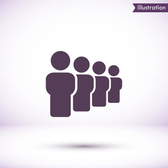 Vector people icon design 10 eps illustration