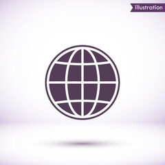 World Vector icon design 10 eps illustration