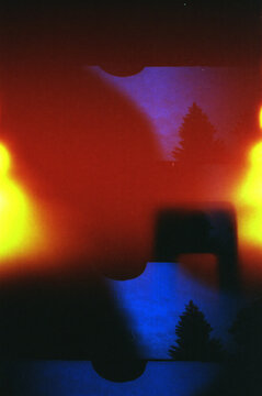 Abstract photo from film camera