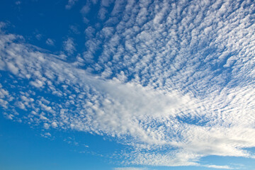 Naklejka na ściany i meble Blue sky background with cloudss.Nature abstract background.