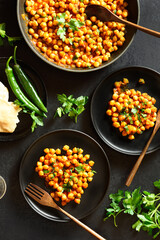 Crispy roasted chickpeas