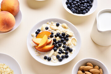 Oatmeal porridge in bowl