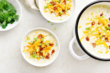 Potato creamy soup