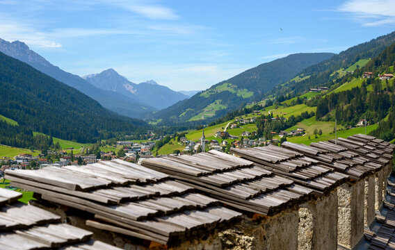 View of the Pustervalley at Sillian in Eastern Tirol, Austria