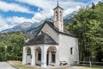 Fototapeta premium The oratory of Sainte Lucia in Uriezzo