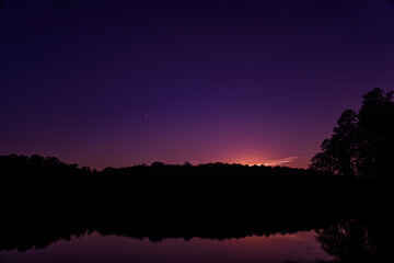 Evening Sunset at The Lake