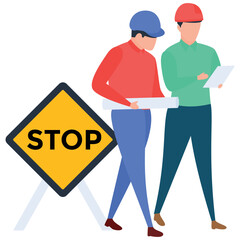 
Vector design of project consultation illustration.
