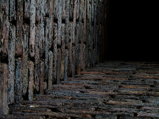 Túnel de ladrillos, perspectiva